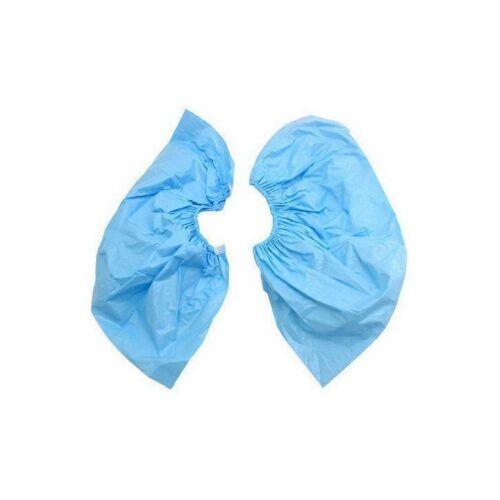 HDPE Cipővédő, Eldobható kék cipővédők