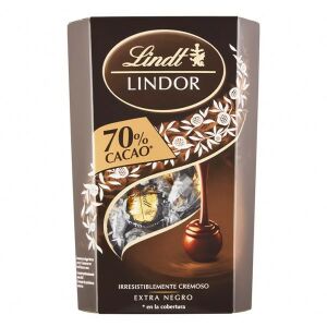 Lindt Lindor 70% Kakaó Étcsokoládé Golyók 337g Doboz - Lindt