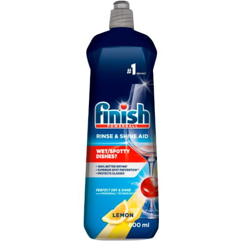 Oplachovač do umývačky riadu Finish Rinse&amp;Shine, citrón, 800 ml 122368967