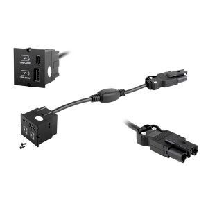 BACHMANN 917.227 rész, USB-A és USB-C töltő modul 121146319 - Bachmann