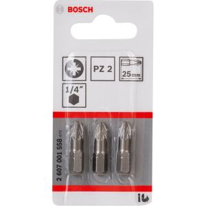 BIT, VÂRF, VÂRF PZ2 EH 25MM 3 BUC. 121148264 - Capete bit