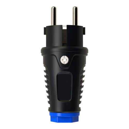 Ștecher împământat, schuko 16 A 250 V ~, cauciuc, IP54 121157022