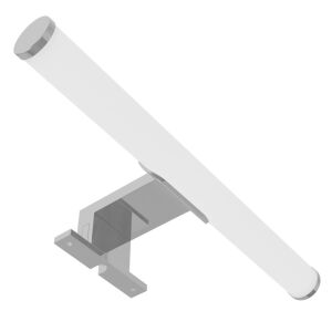 Lampa lustrzana LED Avide okrągła chromowana plastikowa 300mm NW 4000K 5W IP44 121157051