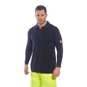 Lángálló antisztatikus hosszú ujjú póló FR10 Navy XXXL méret 121726332 - Munkás póló