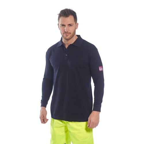 Lángálló antisztatikus hosszú ujjú póló FR10 Navy XXXL méret 121726332