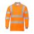 Portwest S277 HiVis hosszú ujjú póló - Narancssárga