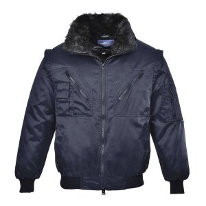 Geaca de protectie PILOT cu manecile si captuseala detasabile-PJ10 XL Bleumarin 121727017 - Palton de lucru