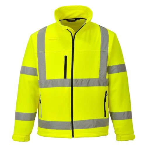 Jól láthatósági Softshell dzseki (3L) S424 Sárga XXXL méret 121727190 - Láthatósági ruházat