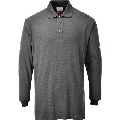 Lángálló antisztatikus hosszú ujjú póló FR10 Szürke S méret 121728195