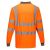 Pamut Comfort hosszú ujjú póló narancssárga S 121728384