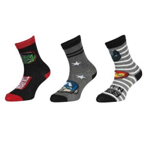 Marvel Avengers Kinder Socken Set, 3 Paar mit Hulk, Captain America und Iron Man - Babys & Toddler