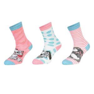 Disney Marie Katze und Freunde Pastell Socken Set 3er Pack, Größe 27-30 - Babys & Toddler