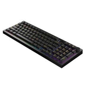 AVAX GM03 PRO mechanikus billentyűzet barna kapcsolókkal, ferde nézet - AVAX