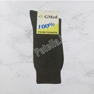 gmed 100% pamut zokni sötétszürke 43-44 121185628 - GMed