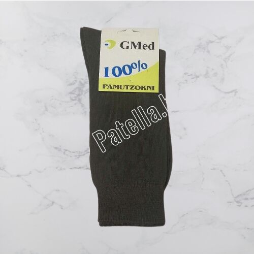 gmed 100% pamut zokni sötétszürke 43-44 121185628