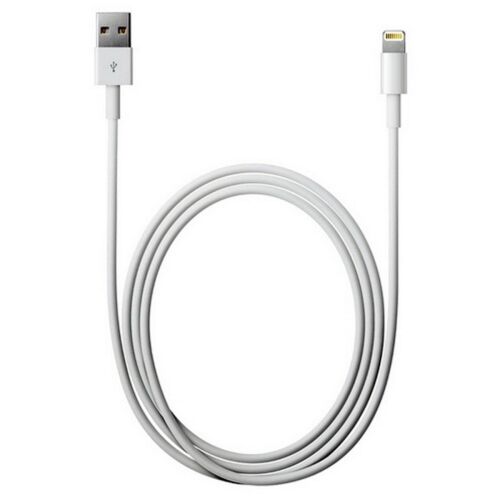 Cablu Apple Lightning la USB 2m Alb pentru iPhone iPad iPod