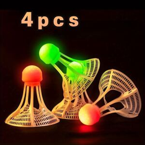 4db Fluoreszkáló, szélálló tollaslabda 121208642 - Tollasütő, labda és felszerelés