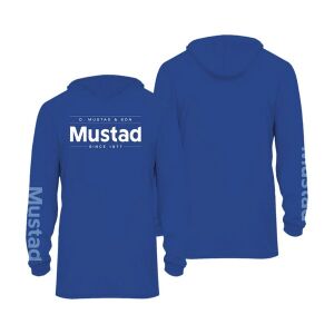 Blue brand longsleeve uv with hood - repreve+spandex xl 121240414 - Póló