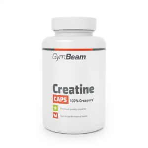 GymBeam Kreatin CAPS 100% Creapure - 120 kapszula a fokozott sportteljesítményért - Gymbeam