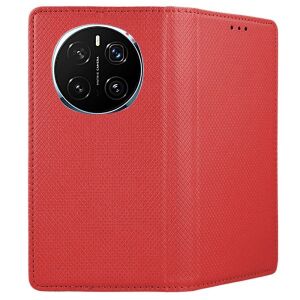 Telefontok Honor Magic7 Pro - piros mágneses szilikon keretes könyvtok