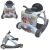 Pepita Bunny 3in1 Multifunktionaler interaktiver Lauflernwagen und Gehhilfe #grau-weiß 136782325