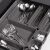 Gray drawer organizer set with cutlery and small items
