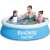 Family enjoying the Bestway Fast Set inflatable pool in the backyard