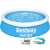 Bestway Fast Set aufblasbarer Pool mit Anweisungen und Zubehör