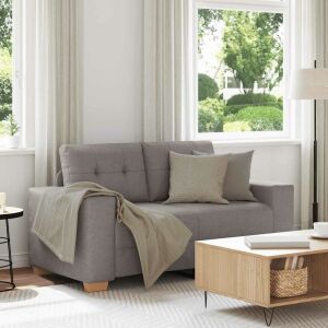 vidaXL tópszínű szövet loveseat kanapé 120 cm