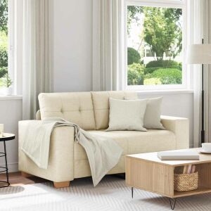 vidaXL vászon loveseat kanapé 120 cm