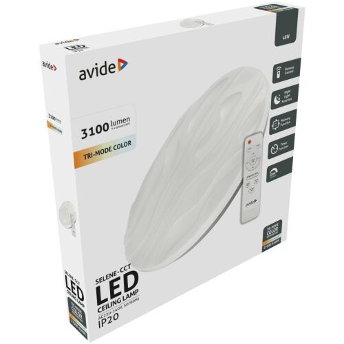Avide LED Mennyezeti Lámpa Selene-CCT 48W Távirányítóval 121392377