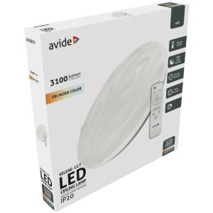 Plafoniera LED Avide Selene-CCT 48W cu telecomanda 121392377 - Ventilatoare de plafon