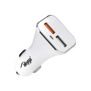AKY AK-CH-08 Akyga Car charger AK-CH-08 3000mA 2xUSB white Quick Charge 3.0