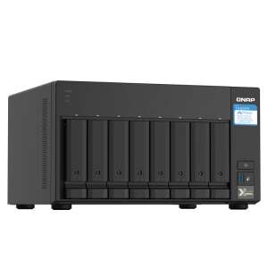 QNAP TS-832PX NAS server with 8 drive bays, front view - QNAP Network-attached storage (NAS)