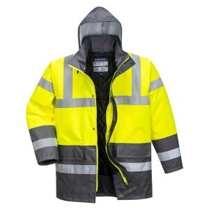 Hi-Vis Contrast Traffic kabát S466 Sárga/Szürke M méret 121727224 - Láthatósági ruházat