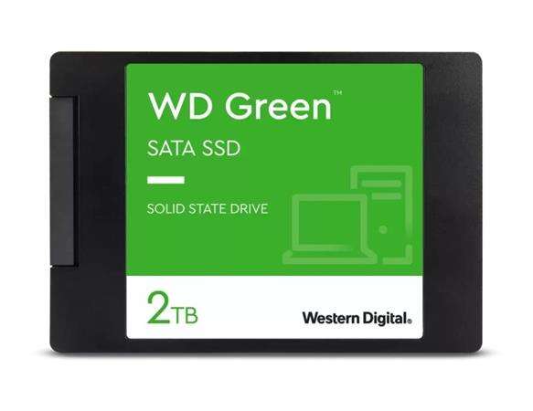 Western digital green 2tb sata/600, 2.5" 7 mm 3d nand belső ssd