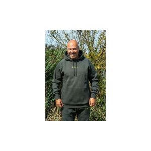 RIDGEMONKEY APEAREL THERMAPRO HEAVYWEIGHT HOODY GREEN L 121398357 - Horgász ruházat