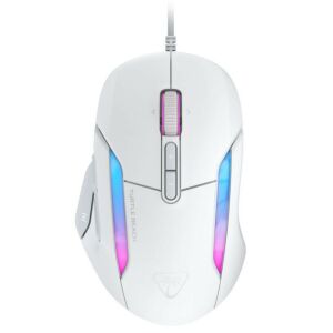 Жична геймърска мишка Turtle Beach Kone II Бяла с RGB осветление - Мишка