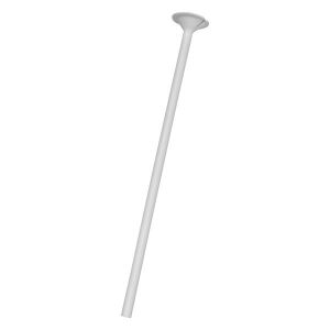 Papír White léggömb, lufi tartó pálca + csésze