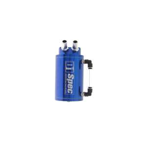 D1Spec blue oil catch tank, 9mm connection, for car engine - Oil separator