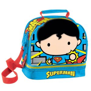 Superman Chibby termikus uzsonnás táska vállpánttal - Uzsonnás táska