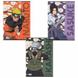 Poznámkový blok NARUTO SHIPPUDEN A4, 50 listov, sortiment, 3 druhy 121444129 - Zošity
