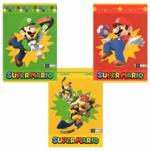 Caiet A4 Super Mario Sport, 50 coli, Sortiment, 3 tipuri