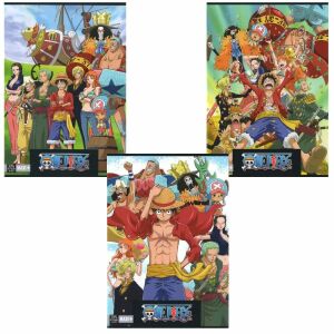 Zošit A4 One Piece Luffy, 40 listov, sortiment, 3 druhy 121444167 - Zošity