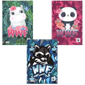 Zošit WWF Illustrato A4, 40 listov, sortiment, 2 druhy 121444169 - Zošity
