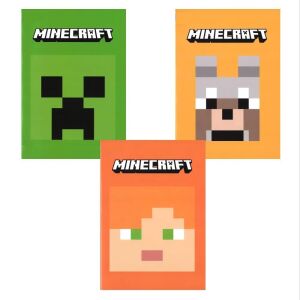Zápisník Minecraft Pixel A4, 40 listov, 3 typy, sortiment 121444171 - Zošity