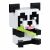 Közelkép a Minecraft Panda Lámpáról, pixel részletek