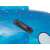 Bestway inflatable dolphin, blue, pool float, handle detail