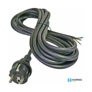 Emos fekete tápkábel dugóval, 2m, 3x1.5mm² - EMOS Hosszabbító