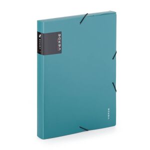 Műanyag füzetbox A/4, VERDE, petrol színű 121473237 - Füzetbox